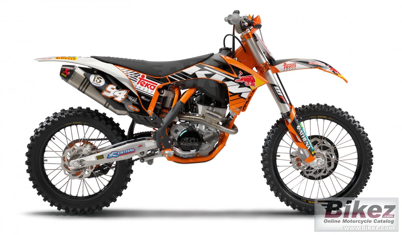 Big KTM 250 sx-f roczen edition picture and wallpaper from Bikez.com
